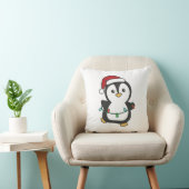 Pinguïn Kerstmis Winter Dieren Vakantie Pinguïns Kussen (Stoel)