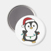 Pinguïn Kerstmis Winter Dieren Vakantie Pinguïns Magneet (Voorkant / Achterkant)