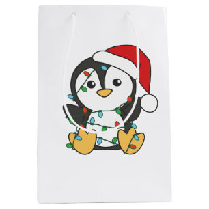 Pinguïn Kerstmis Winter Dieren Vakantie Pinguïns Medium Cadeauzakje