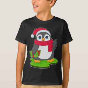 Pinguïn kerstsjaal t-shirt
