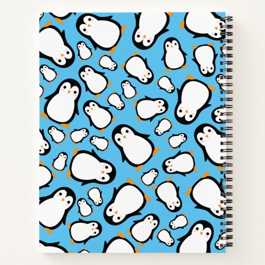 Pinguïn Kind Notitieboek (Achterkant)