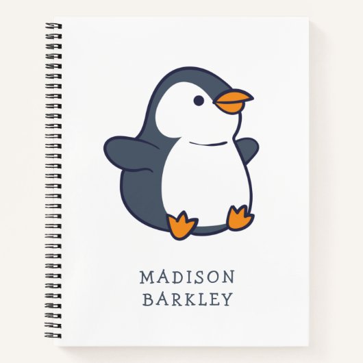 Pinguïn Kind Notitieboek (Voorkant)