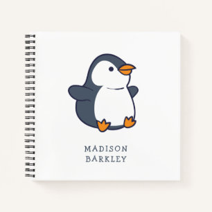 Pinguïn Kinderen Schattig Notitieboek