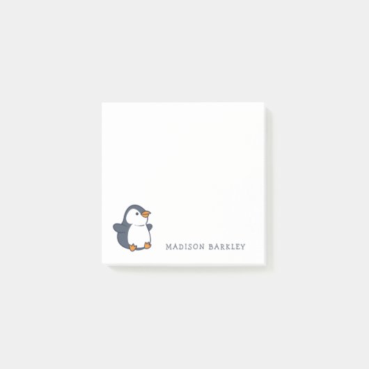 Pinguïn Kinderen Schattig Post-it® Notes (Voorkant)