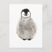 Pinguïn-kindertekening Briefkaart (Voorkant)