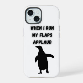 pinguïn klapt onfatsoenlijk beschaamd toe iPhone 15 case