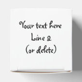 Pinguïn Klassieke gunstdoos Bedankdoosjes (Bovenkant)