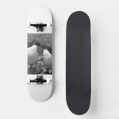 Pinguïn Kleurensplash Persoonlijk Skateboard (Voorkant)