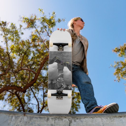 Pinguïn Kleurensplash Persoonlijk Skateboard (Buiten 1)