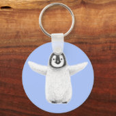 Pinguïn Knuffel Sleutelhanger (Voorkant)