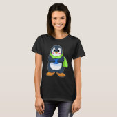 Pinguïn koffiekopje t-shirt (Voorkant volledig)