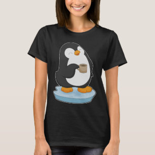 Pinguïn koffiekopje t-shirt