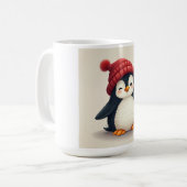 pinguïn koffiemok (Voorkant links)