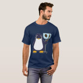 Pinguïn koffiemok t-shirt (Voorkant volledig)