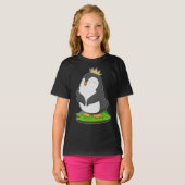Pinguïn koningin kroon t-shirt (Voorkant volledig)