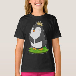 Pinguïn koningin kroon t-shirt