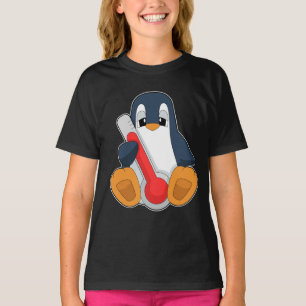 Pinguïn Koorts thermometer T-shirt