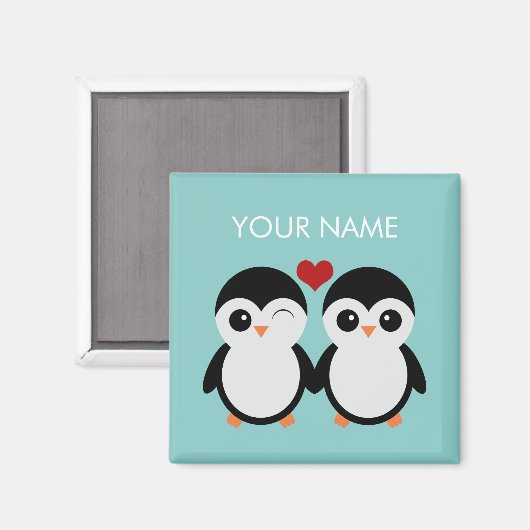 pinguïn koppelmagneet magneet (Voorkant / Achterkant)