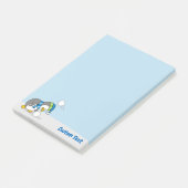 Pinguïn krijgt een sneeuwbal Post-it Notes (Schuin)