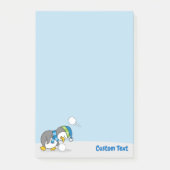 Pinguïn krijgt een sneeuwbal Post-it Notes (Voorkant)