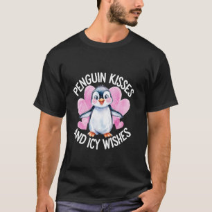 Pinguïn Kusjes En IJzige Wensen T-shirt