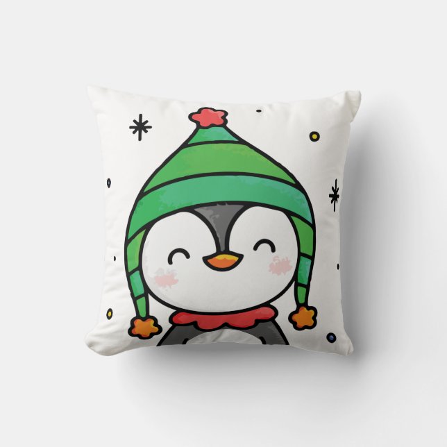 Pinguïn Kussen (Voorkant)