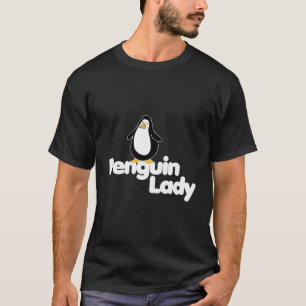 Pinguïn Lady Schattige Pinguïn Lovers Design T-shirt
