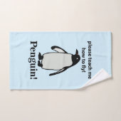 Pinguïn, leer me alsjeblieft hoe ik een grappige p handdoek (Handdoek)