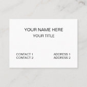 Pinguïn, leer me alsjeblieft hoe ik een grappige p visitekaartje (Achterkant)