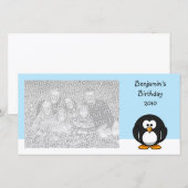Pinguïn lege foto stijl aankondiging (Voorkant / Achterkant)