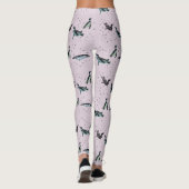 Pinguïn Leggings met Bellen (Stofris) (Achterkant)