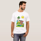 pinguïn leprechaun , de dag van de gelukkige st . t-shirt (Voorkant volledig)