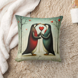 Pinguïn Liefde 2 Kussen