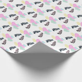 Pinguïn Liefde Chakra Hart Romantisch Mandala Cadeaupapier (Hoek)