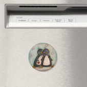 Pinguïn Liefde - Magneet (Insitu (Vaatwasser))