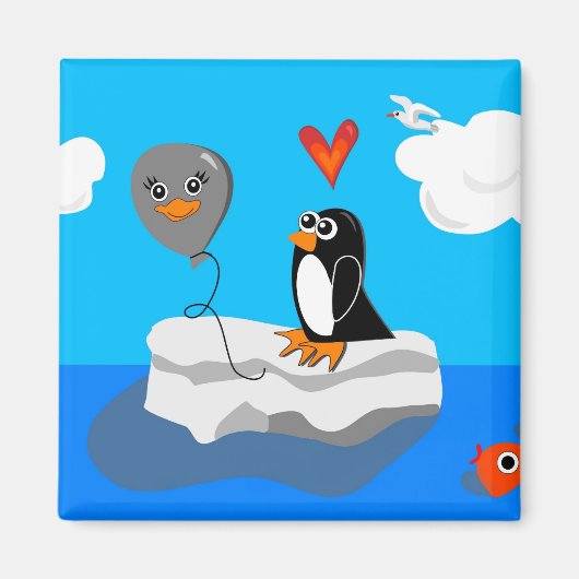 PINGUÏN LIEFDE MAGNEET (Voorkant)