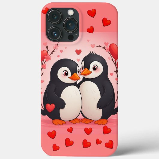 Pinguïn Liefde Phonehoesje Case-Mate iPhone Case (Achterkant)