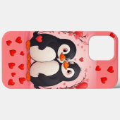 Pinguïn Liefde Phonehoesje Case-Mate iPhone Case (Achterkant (horizontaal))