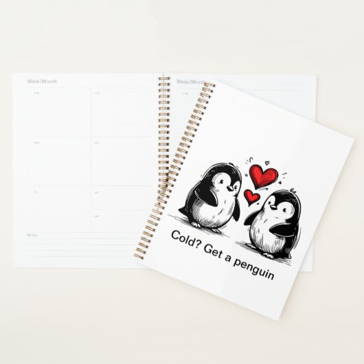 Pinguïn Liefdesparade Planner (Display)