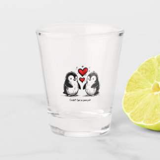Pinguïn Liefdesparade Shot Glas