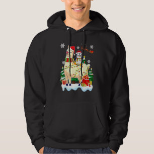 Pinguïn Liefhebber Kerstverlichting Pinguïn Ridder Hoodie