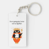 Pinguïn Liefhebber Sleutelhanger (achterkant)