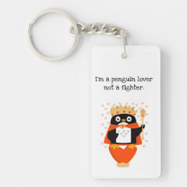 Pinguïn Liefhebber Sleutelhanger