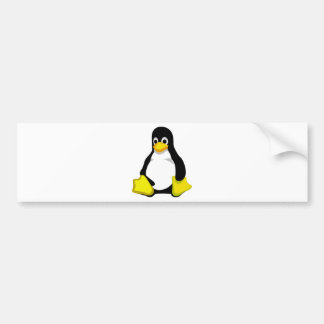 Pinguin Linux Tux Bumpersticker
