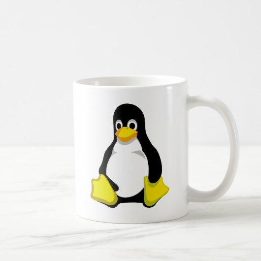Pinguin Linux Tux Koffiemok (Rechts)