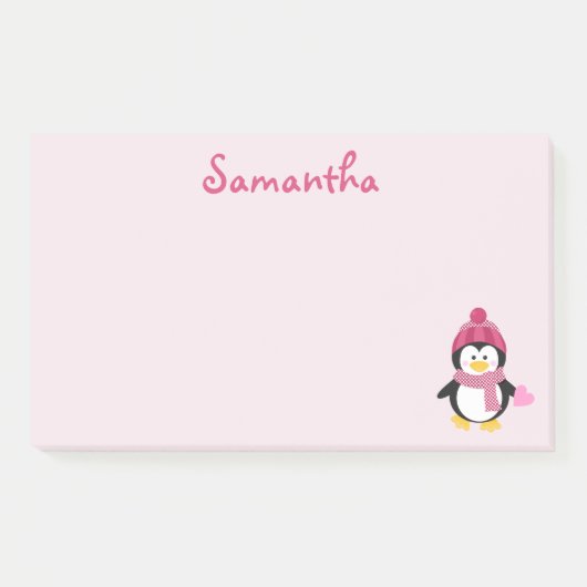  pinguïn Love Post-it® Notes (Voorkant)