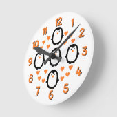 pinguïn Love Wall klok (Hoek)