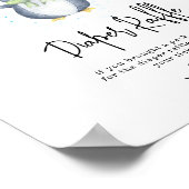 Pinguïn - Luier Raffle spel Poster (Hoek)