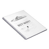 Pinguïn Maar Waarom Bergen Notitieboek (Rechterzijde)