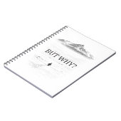 Pinguïn Maar Waarom Bergen Notitieboek (Linkerzijde)